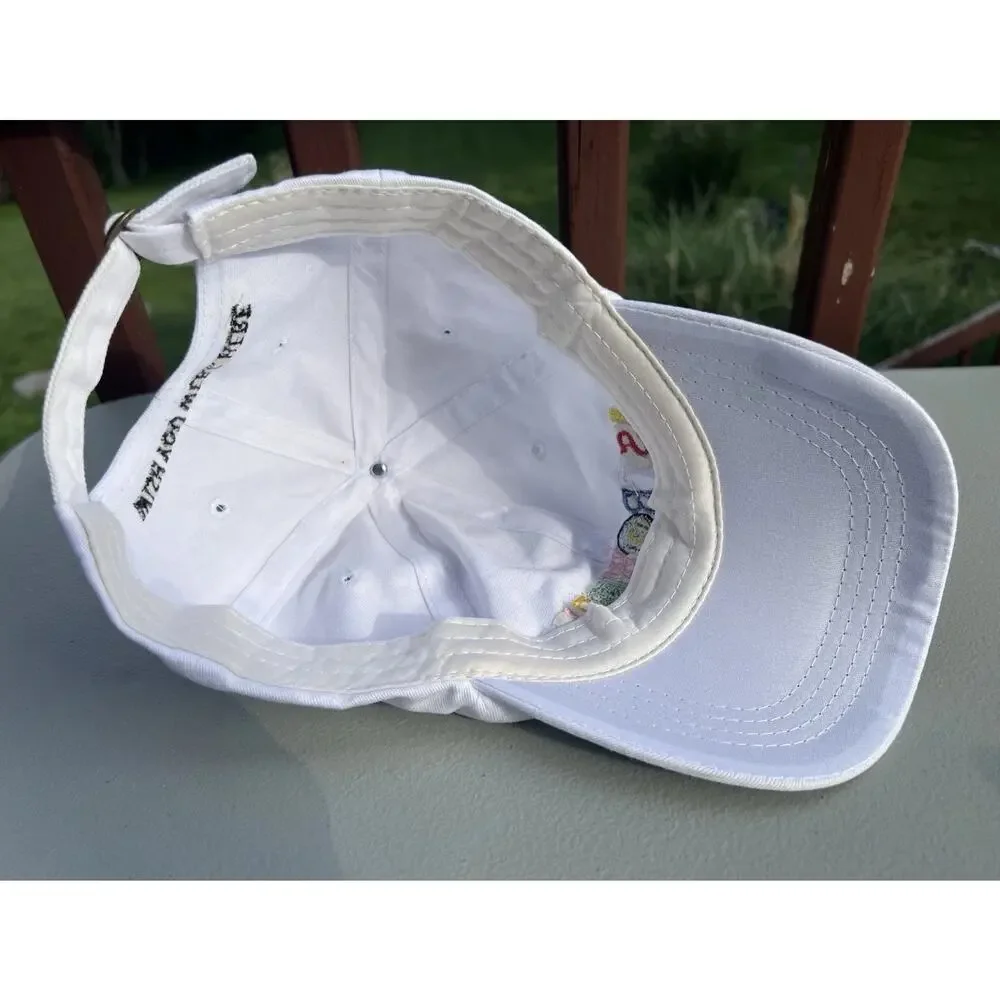 Astroworld Travis Scott / Cactus White Snapback Concert Music Festival Hat Strap